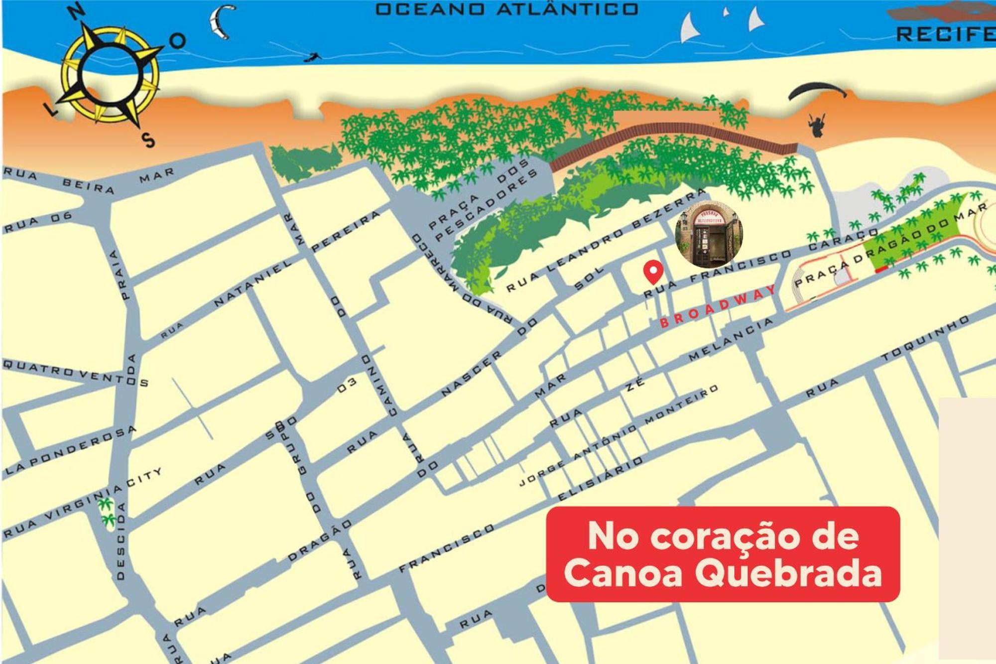 Pousada Alternativa Canoa Quebrada Esterno foto
